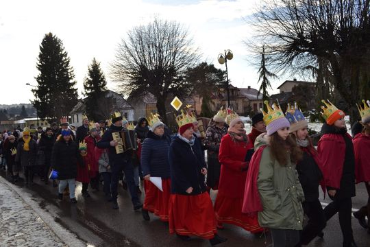 Gm. Gorzków. Przemaszerował Orszak Trzech Króli [GALERIA ZDJĘĆ]