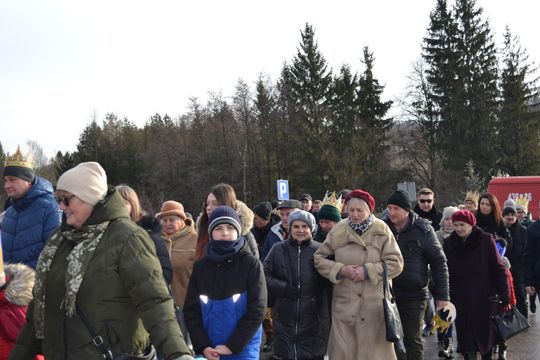 Gm. Gorzków. Przemaszerował Orszak Trzech Króli [GALERIA ZDJĘĆ]