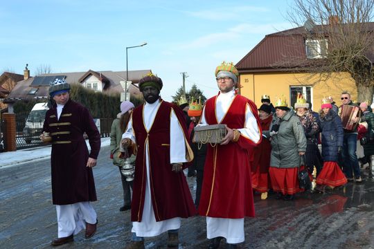 Gm. Gorzków. Przemaszerował Orszak Trzech Króli [GALERIA ZDJĘĆ]