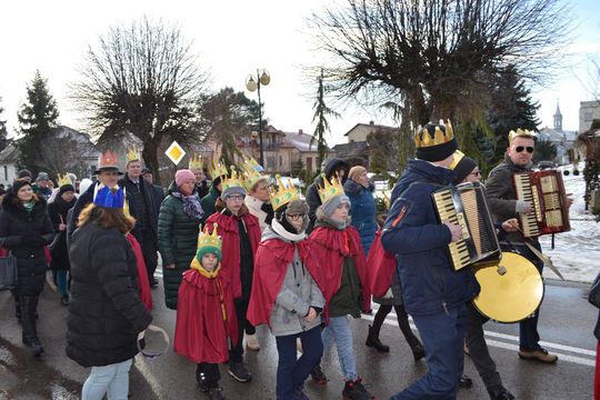 Gm. Gorzków. Przemaszerował Orszak Trzech Króli [GALERIA ZDJĘĆ]