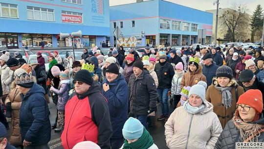 Krasnystaw. Orszak Trzech Króli z kościoła pw. Trójcy Przenajświętszej [GALERIA ZDJĘĆ]