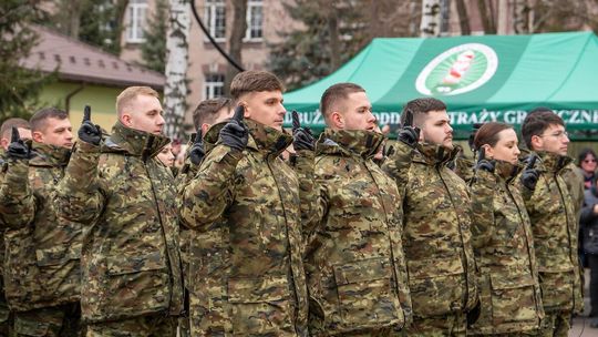Chełm. Ślubowanie nowo przyjętych funkcjonariuszy NOSG [GALERIA ZDJĘĆ]