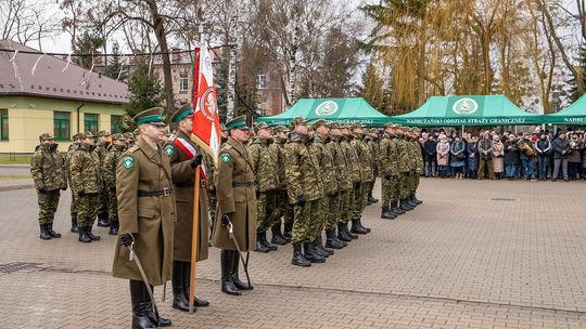 Chełm. Ślubowanie nowo przyjętych funkcjonariuszy NOSG [GALERIA ZDJĘĆ]