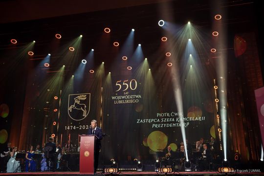 Gala podsumowująca rok jubileuszu 550-lecia Województwa Lubelskiego [GALERIA ZDJĘĆ]