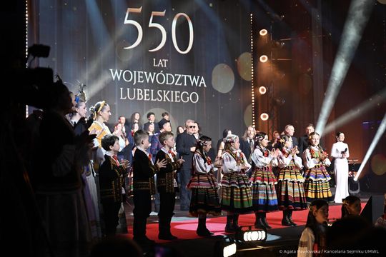 Gala podsumowująca rok jubileuszu 550-lecia Województwa Lubelskiego [GALERIA ZDJĘĆ]