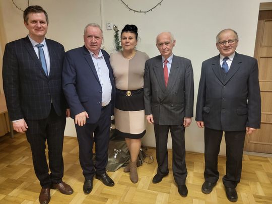 Gm. Gorzków. Noworoczne spotkanie emerytowanych pracowników urzędu gminy [GALERIA ZDJĘĆ]