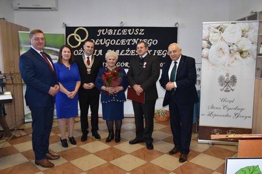 Gm. Łopiennik Górny. Jubileusz 50-lecia pożycia małżeńskiego Gm. Łopiennik Górny. Jubileusz 50-lecia pożycia małżeńskiego