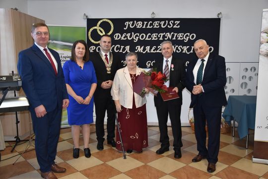 Gm. Łopiennik Górny. Jubileusz 50-lecia pożycia małżeńskiego Gm. Łopiennik Górny. Jubileusz 50-lecia pożycia małżeńskiego