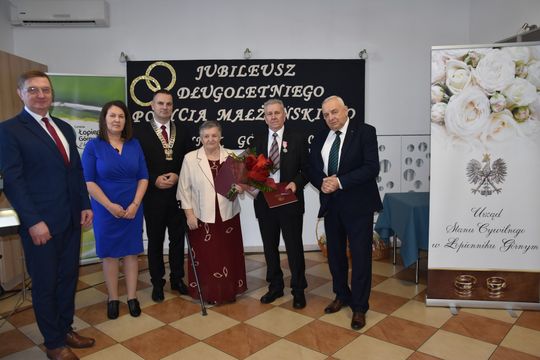 Gm. Łopiennik Górny. Jubileusz 50-lecia pożycia małżeńskiego Gm. Łopiennik Górny. Jubileusz 50-lecia pożycia małżeńskiego