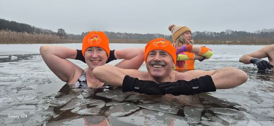 Zimna woda niestraszna Krasnostawskim Karpiom! [GALERIA ZDJĘĆ]