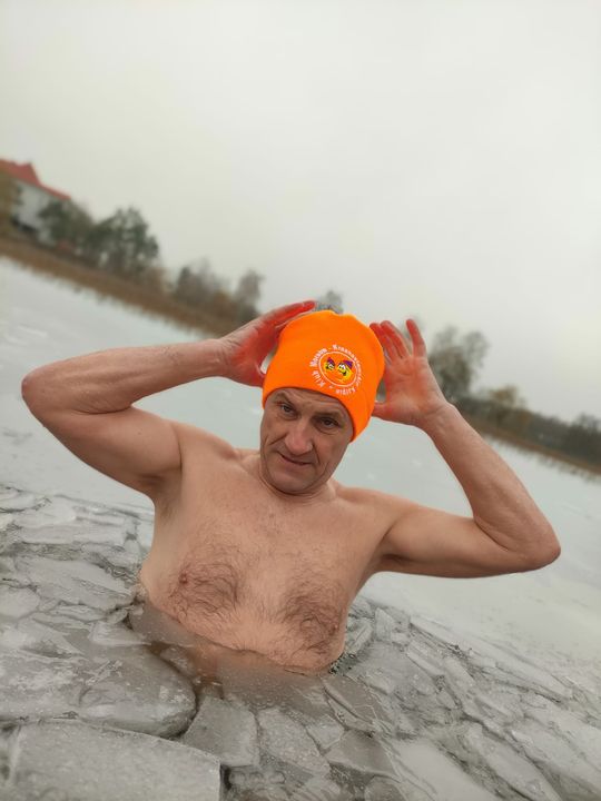 Zimna woda niestraszna Krasnostawskim Karpiom! [GALERIA ZDJĘĆ]