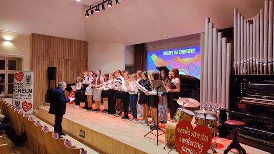 Chełm. Szkoła muzyczna zagrała z Wielką Orkiestrą Świątecznej Pomocy [GALERIA ZDJĘC]