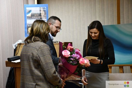 Wernisaż wystawy pt. "Magdalena Szymańska - moja twórczość" Wernisaż wystawy pt. "Magdalena Szymańska - moja twórczość"