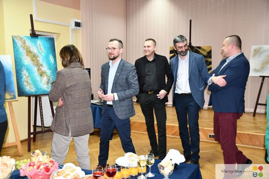 Wernisaż wystawy pt. "Magdalena Szymańska - moja twórczość" Wernisaż wystawy pt. "Magdalena Szymańska - moja twórczość"