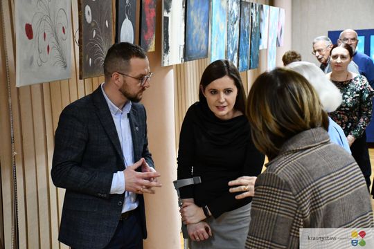 Wernisaż wystawy pt. "Magdalena Szymańska - moja twórczość" Wernisaż wystawy pt. "Magdalena Szymańska - moja twórczość"