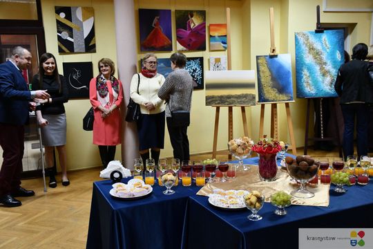 Wernisaż wystawy pt. "Magdalena Szymańska - moja twórczość" Wernisaż wystawy pt. "Magdalena Szymańska - moja twórczość"