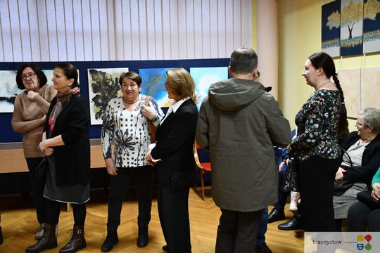 Wernisaż wystawy pt. "Magdalena Szymańska - moja twórczość" Wernisaż wystawy pt. "Magdalena Szymańska - moja twórczość"