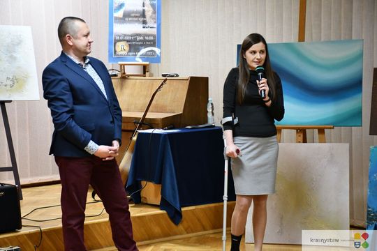 Wernisaż wystawy pt. "Magdalena Szymańska - moja twórczość" Wernisaż wystawy pt. "Magdalena Szymańska - moja twórczość"