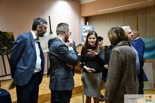 Wernisaż wystawy pt. "Magdalena Szymańska - moja twórczość" Wernisaż wystawy pt. "Magdalena Szymańska - moja twórczość"