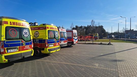 Pogrzeb śp. Cezarego Lotkowskiego - ratownika medycznego, który tragicznie zginął w Siedlcach [GALERIA ZDJĘĆ]