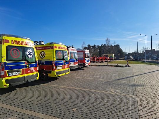 Pogrzeb śp. Cezarego Lotkowskiego - ratownika medycznego, który tragicznie zginął w Siedlcach [GALERIA ZDJĘĆ]