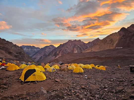 Marcin Dras zdobył Aconcaguę Marcin Dras zdobył Aconcaguę