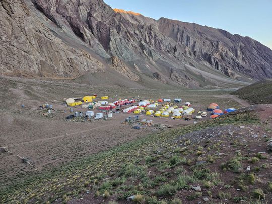 Marcin Dras zdobył Aconcaguę Marcin Dras zdobył Aconcaguę