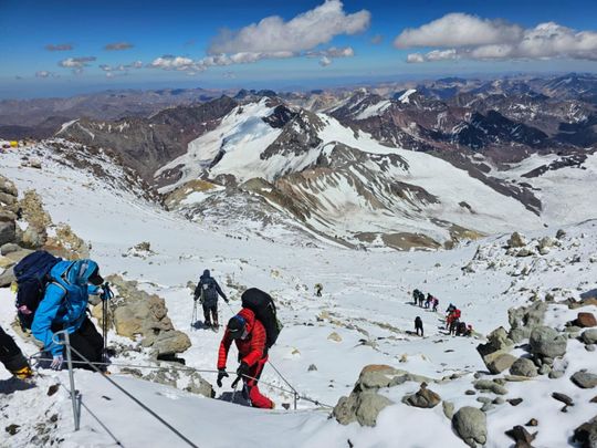 Marcin Dras zdobył Aconcaguę Marcin Dras zdobył Aconcaguę