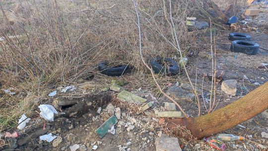 Chełm. Wielkie śmietnisko przy Karłowicza! Prezydent Banaszek zdegustowany... [ZDJĘCIA]