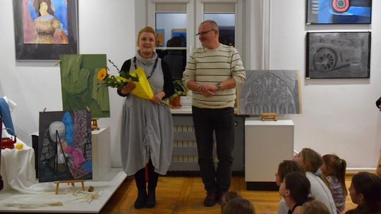 Chełm. Wernisaż wystawy Rok-pracowni plastycznej Modna Sztuka [GALERIA ZDJĘĆ]