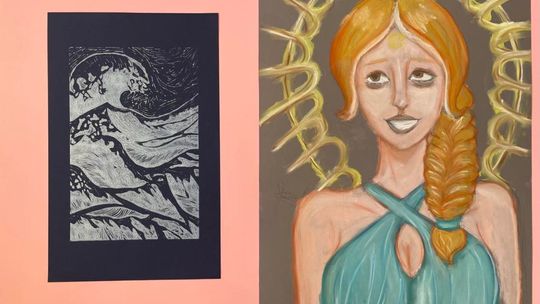 Chełm. Wernisaż wystawy Rok-pracowni plastycznej Modna Sztuka [GALERIA ZDJĘĆ]