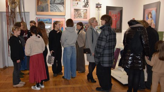 Chełm. Wernisaż wystawy Rok-pracowni plastycznej Modna Sztuka [GALERIA ZDJĘĆ]