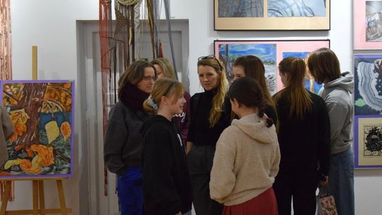 Chełm. Wernisaż wystawy Rok-pracowni plastycznej Modna Sztuka [GALERIA ZDJĘĆ]