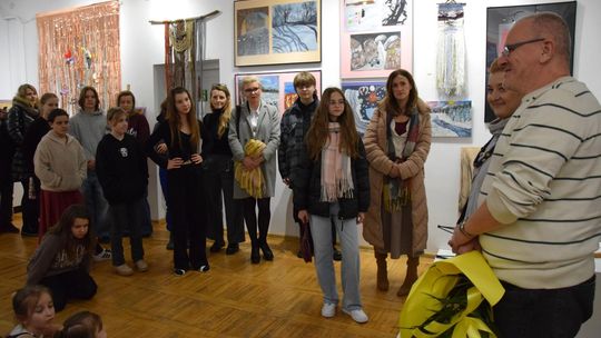 Chełm. Wernisaż wystawy Rok-pracowni plastycznej Modna Sztuka [GALERIA ZDJĘĆ]