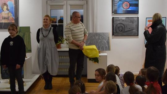 Chełm. Wernisaż wystawy Rok-pracowni plastycznej Modna Sztuka [GALERIA ZDJĘĆ]