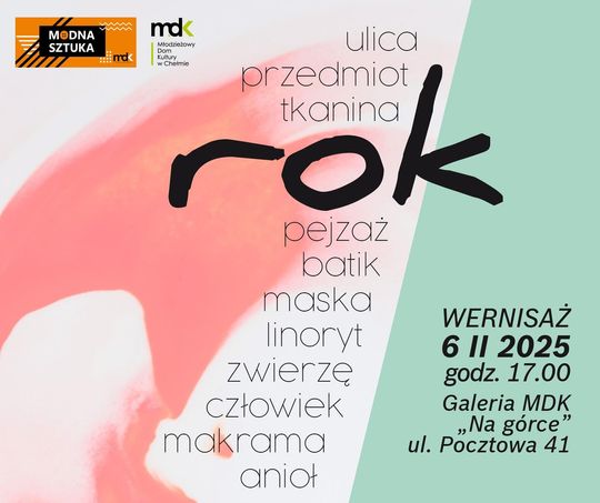 Chełm. Wernisaż wystawy Rok-pracowni plastycznej Modna Sztuka [GALERIA ZDJĘĆ]