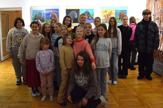 Chełm. Wernisaż wystawy Rok-pracowni plastycznej Modna Sztuka [GALERIA ZDJĘĆ]