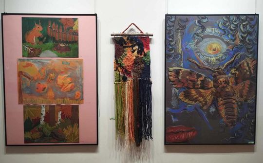 Chełm. Wernisaż wystawy Rok-pracowni plastycznej Modna Sztuka [GALERIA ZDJĘĆ]