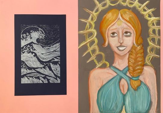 Chełm. Wernisaż wystawy Rok-pracowni plastycznej Modna Sztuka [GALERIA ZDJĘĆ]