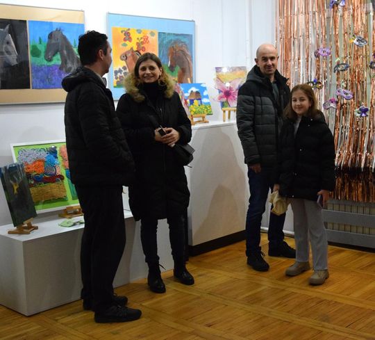 Chełm. Wernisaż wystawy Rok-pracowni plastycznej Modna Sztuka [GALERIA ZDJĘĆ]