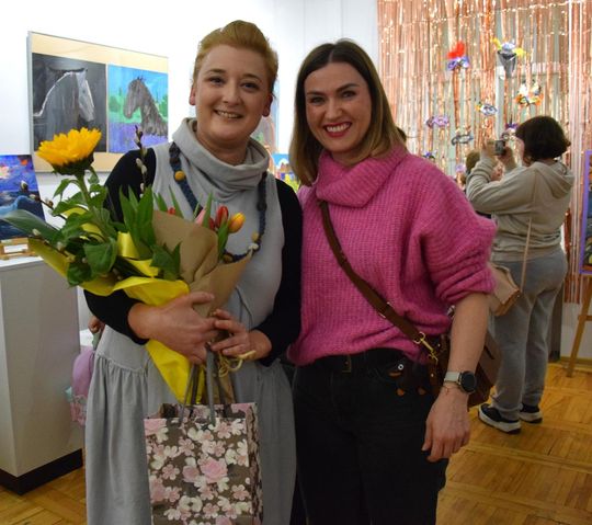 Chełm. Wernisaż wystawy Rok-pracowni plastycznej Modna Sztuka [GALERIA ZDJĘĆ]