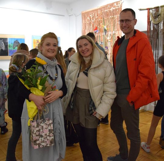 Chełm. Wernisaż wystawy Rok-pracowni plastycznej Modna Sztuka [GALERIA ZDJĘĆ]