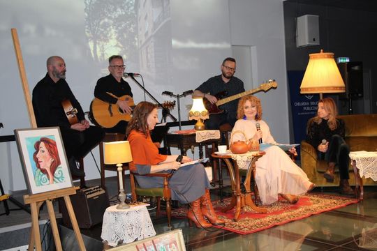 Wieczór z Anną Mazurkiewicz: Słowo i muzyka w harmonii w ChBP [GALERIA ZDJĘĆ]