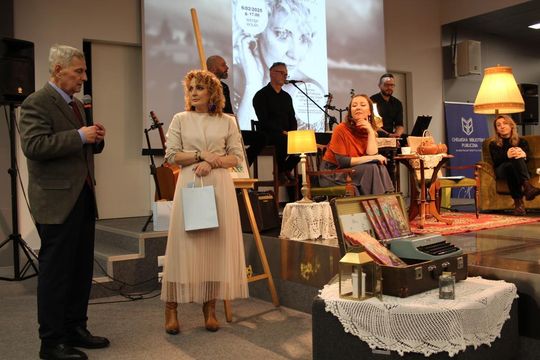 Wieczór z Anną Mazurkiewicz: Słowo i muzyka w harmonii w ChBP [GALERIA ZDJĘĆ]