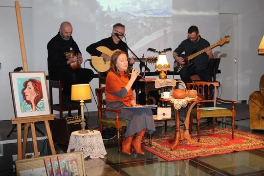 Wieczór z Anną Mazurkiewicz: Słowo i muzyka w harmonii w ChBP [GALERIA ZDJĘĆ]