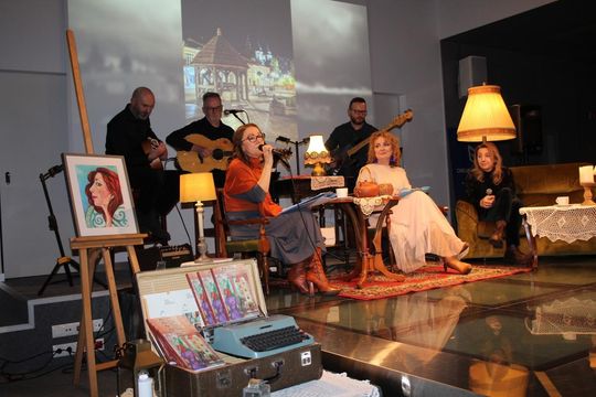 Wieczór z Anną Mazurkiewicz: Słowo i muzyka w harmonii w ChBP [GALERIA ZDJĘĆ]