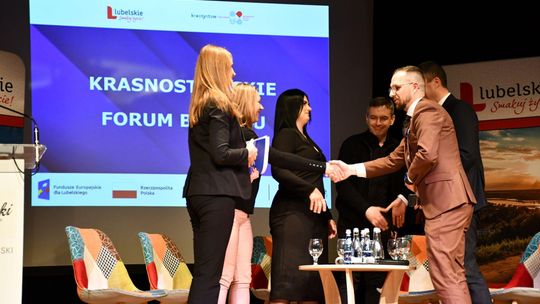 Krasnostawskie Forum Biznesu 2025. Liderzy wymienili się doświadczeniami [GALERIA ZDJĘĆ]