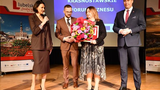 Krasnostawskie Forum Biznesu 2025. Liderzy wymienili się doświadczeniami [GALERIA ZDJĘĆ]