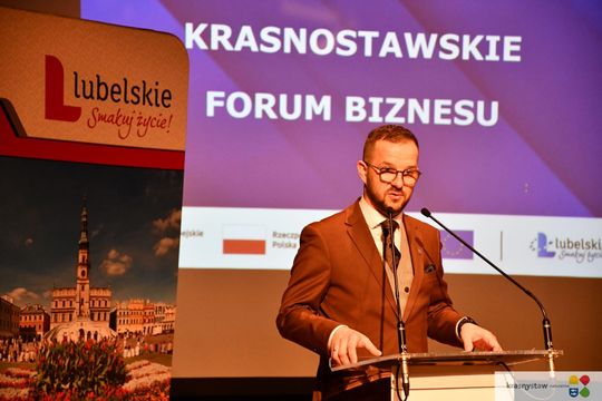 Krasnostawskie Forum Biznesu 2025. Liderzy wymienili się doświadczeniami [GALERIA ZDJĘĆ]