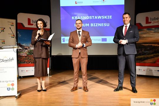 Krasnostawskie Forum Biznesu 2025. Liderzy wymienili się doświadczeniami [GALERIA ZDJĘĆ]